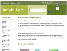 Tablet Screenshot of mosaictrader.com